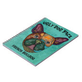 Eenduidig Notitieboek van lelijk gelaatshond van B (Linkerzijde)