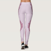 Eenduidig ontwerp van butterflies Mandala Zen l Yo Leggings (Achterkant)