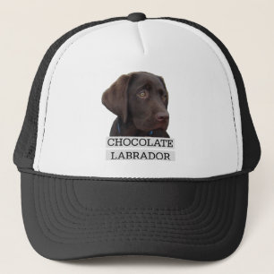 Eenduidig ontwerp van de chocolade Labrador! Trucker Pet