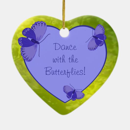 Eenduidig Ornament met witte vlinder (Achterkant)