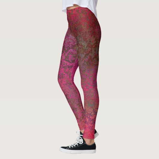 Eenduidig rood leggings (Links)