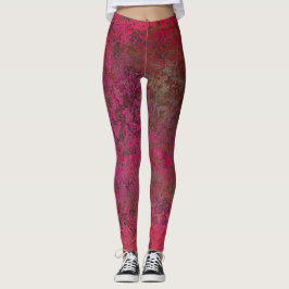 Eenduidig rood leggings