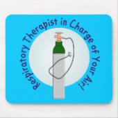 Eenduidige ademhalingstherapiefuncties muismat (Voorkant)