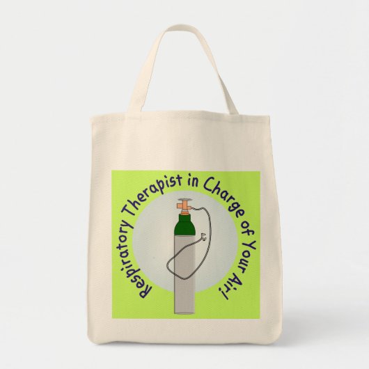 Eenduidige ademhalingstherapiefuncties tote bag (Voorkant)