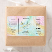 Eenduidige etiketten met gebiteldripflesjes (Insitu)