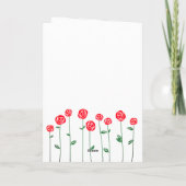 Eenduidige hartslag zure Valentijnsdag Feestdagen Kaart (Achterkant)