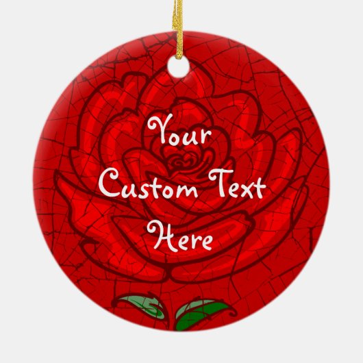 Eenduidige  kerstkolibrie keramisch ornament (Achterkant)