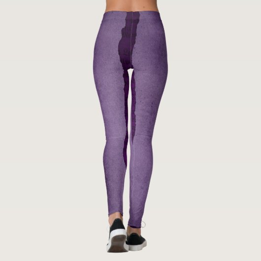 Eenduidige  kleurwolken meisjes lavender leggings (Achterkant)