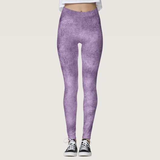 Eenduidige  kleurwolken meisjes lavender leggings (Voorkant)