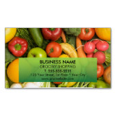 Eenduidige kruideniersgroenten magnetisch visitekaartje (Voorkant)