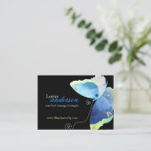 Eenduidige massagetherapie voor vlinders visitekaartje (Staand voorkant)