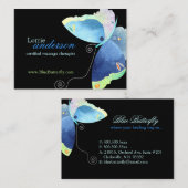 Eenduidige massagetherapie voor vlinders visitekaartje (Voorkant / Achterkant)