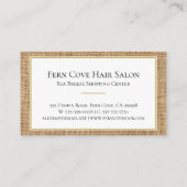 Eenduidige  Rozen met gebluste rand Visitekaartje (Achterkant)