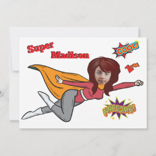 Eenduidige superheld Special Fun Children's Birthd Kaart