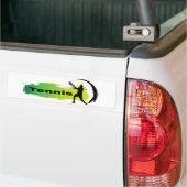 Eenduidige tennis bumpersticker (Op Truck)