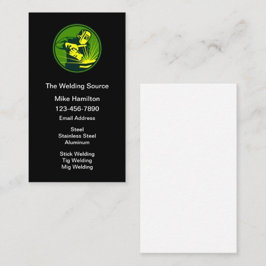 Eenduidige Visitekaartjes (Voorkant / Achterkant)