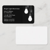 Eenduidige Visitekaartjes voor elektrische verlich (Voorkant / Achterkant)