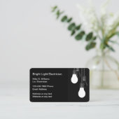 Eenduidige Visitekaartjes voor elektrische verlich (Staand voorkant)