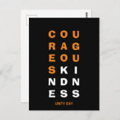 EENDURENDE COURAGEOUS KINDNESS Anti Bullying Briefkaart (Voorkant / Achterkant)