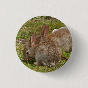 Eeneiige tweeling ronde button 3,2 cm