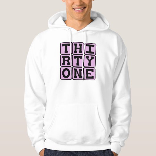 Eenendertig, Nummer 31 Hoodie (Voorkant)