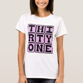 Eenendertig, nummer 31 t-shirt