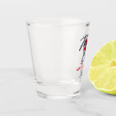 Eenentwintig 21ste verjaardag shot glas (Links)