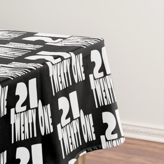Eenentwintig 21ste verjaardag tafelkleed (Voorbeeld)
