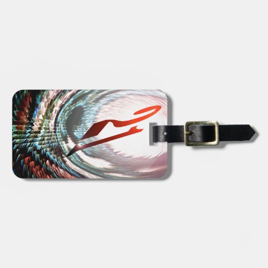 eenentwintig ( eenentwintigste tweedaagse ) bagagelabel (Voorkant horizontaal)