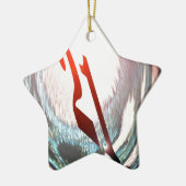 eenentwintig ( eenentwintigste tweedaagse ) keramisch ornament (Links)