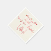 Eenentwintig Hand Geschreven Getrokken Cake Boog V Servet (Hoek)