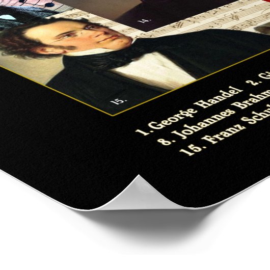 Eenentwintig meesters Poster (Hoek)