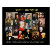 Eenentwintig meesters Poster (Voorkant)