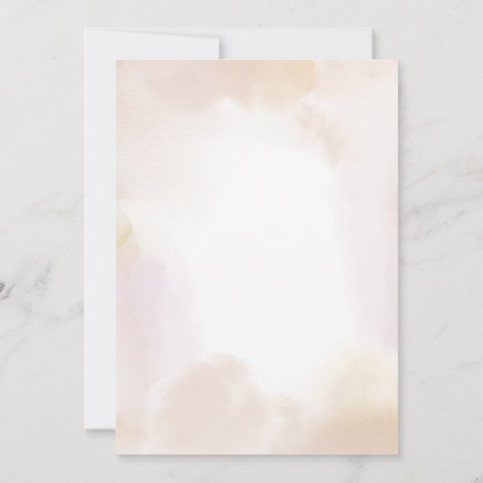 Eenentwintig minimale Waterverf 21ste verjaardag Kaart (Achterkant)