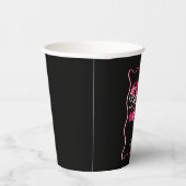 Eenentwintig Retro Wavy Minimalist 21e Verjaardag Papieren Bekers (Rechts)