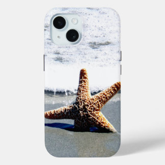 Eénfasige Starfish Washington Ashore Jigzaag Puzzl iPhone 15 Case