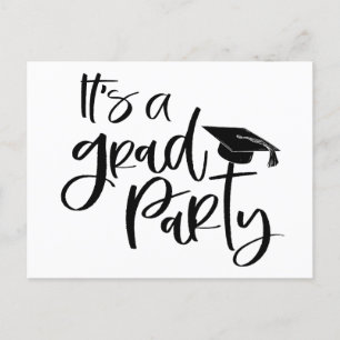 EENFELODIG GRANDIOOS Het is GRAD FEESTJE Afstudeer Briefkaart