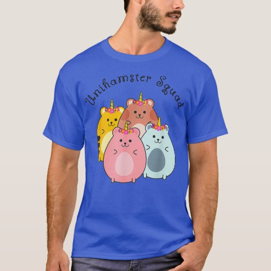 Eenhamster Squad Schattige Hamster Friends T-shirt (Voorkant)