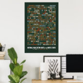 Eenheden van het Nationaal Park Systeem van de VS Poster (Thuiskantoor)