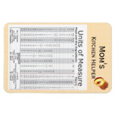 Eenheden van Measure Peach Design Magneet (Horizontaal)