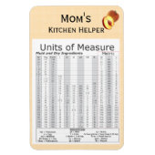 Eenheden van Measure Peach Design Magneet (Verticaal)