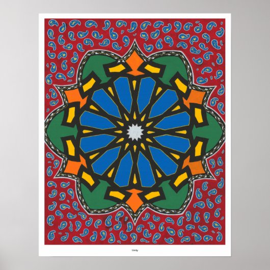 Eenheid - afdrukken poster (Voorkant)