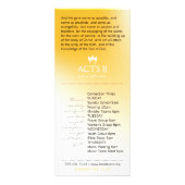 EENHEID BEGINT MET U (wit vuur) & Logo Reclamekaart (Achterkant)