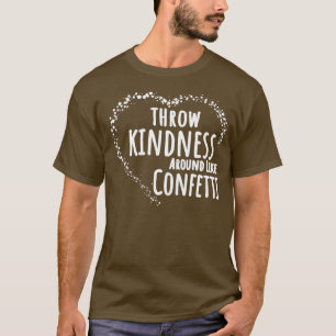 Eenheid Dag Oranje Drow Kindness Rond als cadeau T-shirt