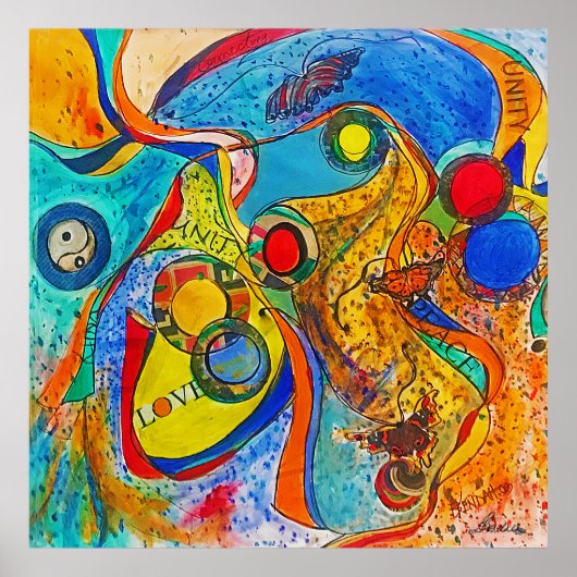 Eenheid door B Kendall Poster (Voorkant)