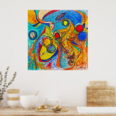 Eenheid door B Kendall Poster (Keuken)