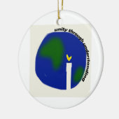 Eenheid door begrip keramisch ornament (Links)