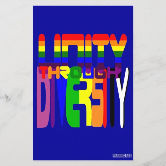Eenheid door diversiteit flyer (Voorkant)