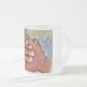 Eenheid en hoop_ matglas koffiemok (Voorkant rechts)