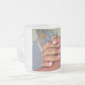 Eenheid en hoop_ matglas koffiemok (Voorkant links)